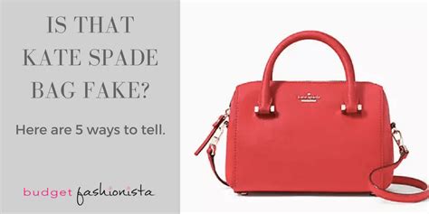 original fake inside fake kate spade bag|is kate spade surprise authentic.